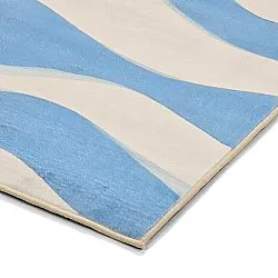 Wilton-Teppich - Marsala (blau/weiß)