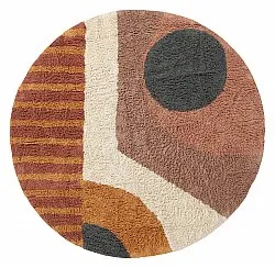 Runde Teppiche - Alpe Natural Cotton Shaggy (multi)