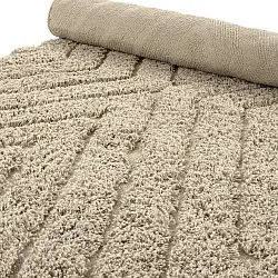 Hochflorteppiche - Amberley Natural Cotton Shaggy (beige)