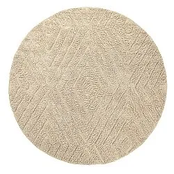 Runde Teppiche - Amberley Natural Cotton Shaggy (beige)