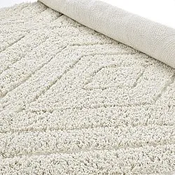 Hochflorteppiche - Amberley Natural Cotton Shaggy (cremefarben)