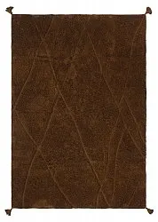 Hochflorteppiche - Andrea Natural Cotton Shaggy (braun)