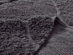 Hochflorteppiche - Andrea Natural Cotton Shaggy (schwarz)