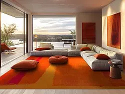 Wilton-Teppich - Asti (orange)