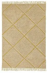 Hochflorteppiche - Bellevue Natural Cotton Shaggy (beige/braun)