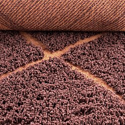 Hochflorteppiche - Bellevue Natural Cotton Shaggy (rot/orange)