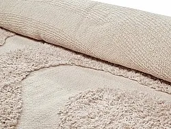 Hochflorteppiche - Bonnie Natural Cotton Shaggy (beige)