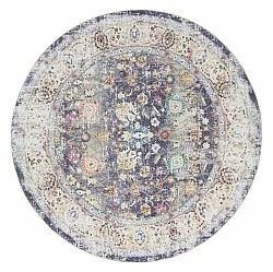 Rund Teppich - Bouhjar (blau/multi)