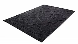 Hochflorteppiche - Brynn Natural Cotton Shaggy (schwarz)