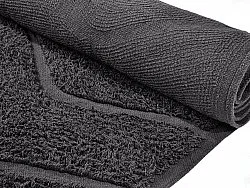 Hochflorteppiche - Brynn Natural Cotton Shaggy (schwarz)