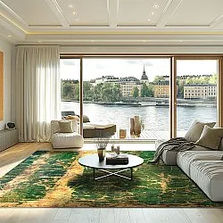 Wilton-Teppich - Cantoria (beige/grün)