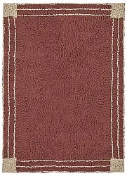 Hochflorteppiche - Cataya Natural Cotton Shaggy (braun/beige)