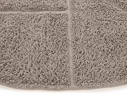 Runde Teppiche - Cremona Natural Cotton Shaggy (taupe)