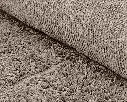 Runde Teppiche - Cremona Natural Cotton Shaggy (taupe)