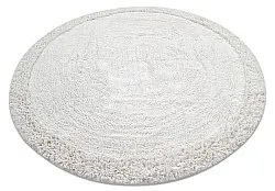 Runde Teppiche - Ebba Natural Cotton Shaggy (offwhite)