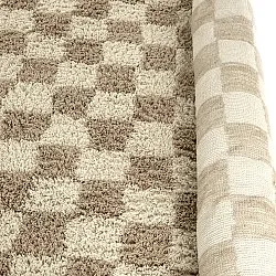 Hochflorteppiche - Elsey Natural Cotton Shaggy (creme/sand)
