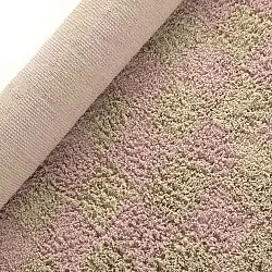 Hochflorteppiche - Elsey Natural Cotton Shaggy (rosa/orange)