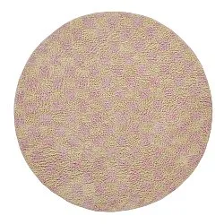 Runde Teppiche - Elsey Natural Cotton Shaggy (rosa/orange)