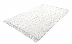 Hochflorteppiche - Fallon Natural Cotton Shaggy (offwhite)