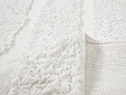 Hochflorteppiche - Fallon Natural Cotton Shaggy (offwhite)