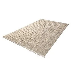 Hochflorteppiche - Farley Natural Cotton Shaggy (beige)