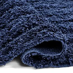 Hochflorteppiche - Farley Natural Cotton Shaggy (blau)