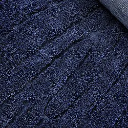 Hochflorteppiche - Farley Natural Cotton Shaggy (blau)