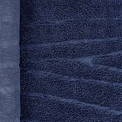 Runde Teppiche - Farley Natural Cotton Shaggy (blau)