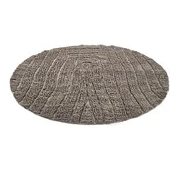 Runde Teppiche - Farley Natural Cotton Shaggy (taupe)