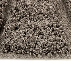 Runde Teppiche - Farley Natural Cotton Shaggy (taupe)