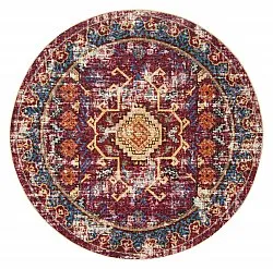 Rund Teppich - Idri (burgund/multi)