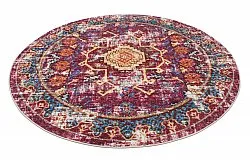 Rund Teppich - Idri (burgund/multi)