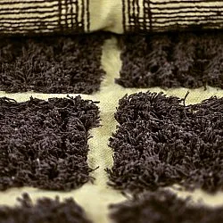 Hochflorteppiche - Ikara Natural Cotton Shaggy (braun)