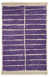 Hochflorteppiche - Ikara Natural Cotton Shaggy (lila)