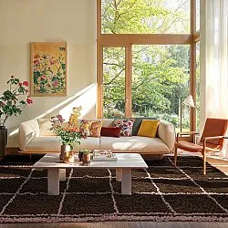 Hochflorteppiche - Lana Natural Cotton Shaggy (braun)