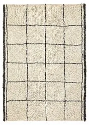 Hochflorteppiche - Lana Natural Cotton Shaggy (creme/dunkelgrau)