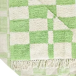 Hochflorteppiche - Maranello Natural Cotton Shaggy (grün)