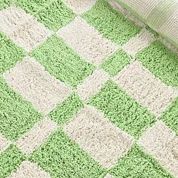 Hochflorteppiche - Maranello Natural Cotton Shaggy (grün)