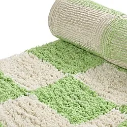 Hochflorteppiche - Maranello Natural Cotton Shaggy (grün)