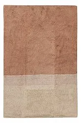 Hochflorteppiche - Mareto Natural Cotton Shaggy (braun)