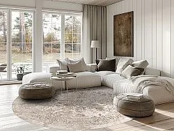 Rund Teppich - Mateur (beige)
