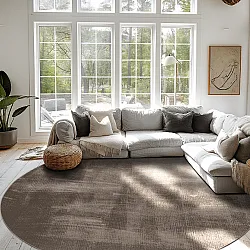 Rund Teppich - Olmedo (grau/beige)