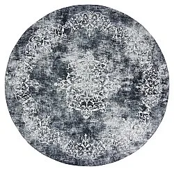 Rund Teppich - Santi (bläuliches grau/weiß)