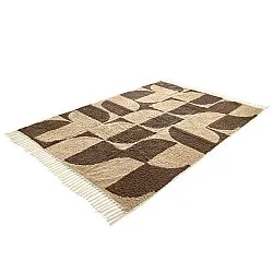 Hochflorteppiche - Siberia Natural Cotton Shaggy (beige/braun)