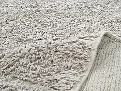 Runde Teppiche - Willow Natural Cotton Shaggy (greige)