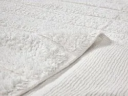 Runde Teppiche - Willow Natural Cotton Shaggy (offwhite)
