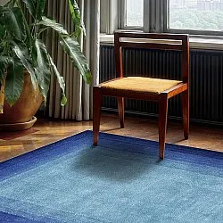 Wilton-Teppich - Zina (blau)