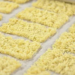 Hochflorteppiche - Zola Natural Cotton Shaggy (gelb)