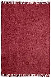 Hochflorteppiche - Alba Natural Cotton Shaggy (Burgund)