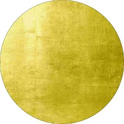 Rund Teppich - Artena (gelb)